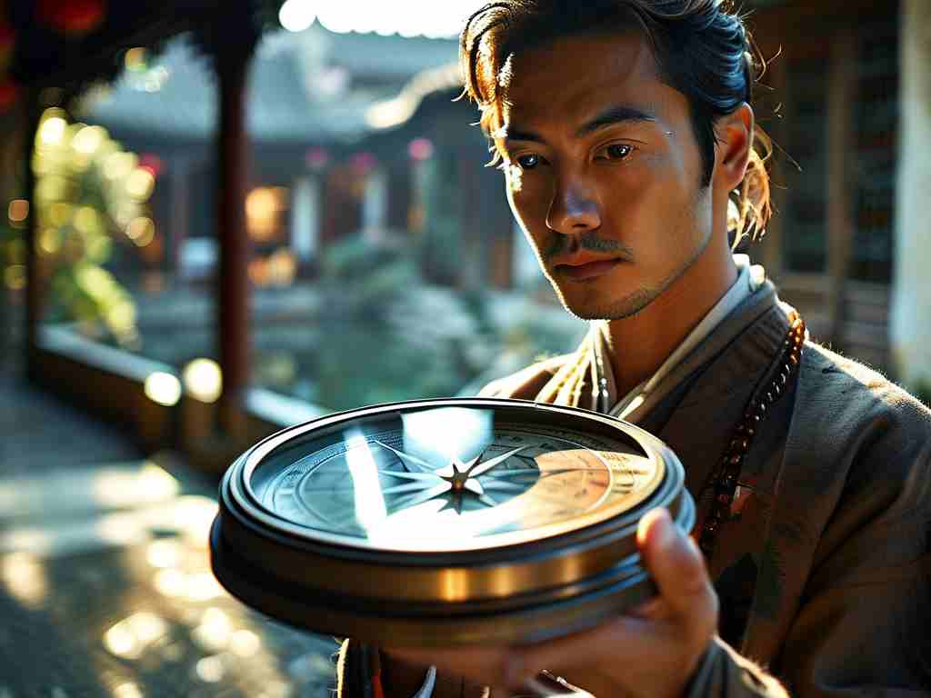 风水罗盘操作指南与核心原理解析