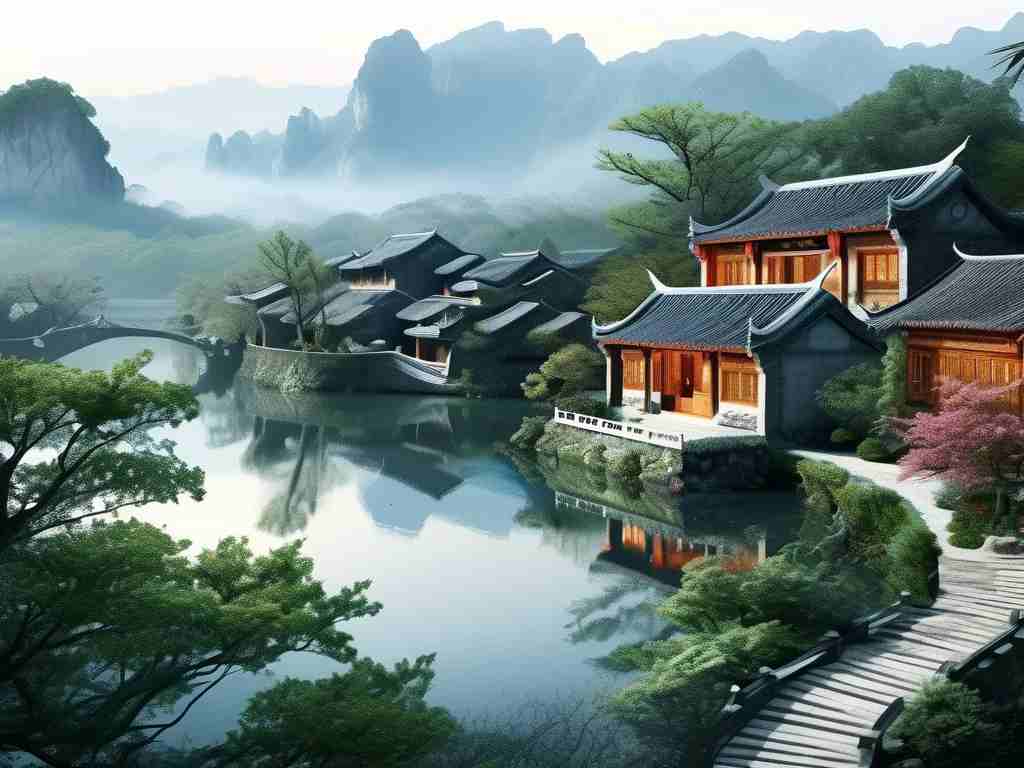 探秘风水文化自然与人文交织的旅行路线